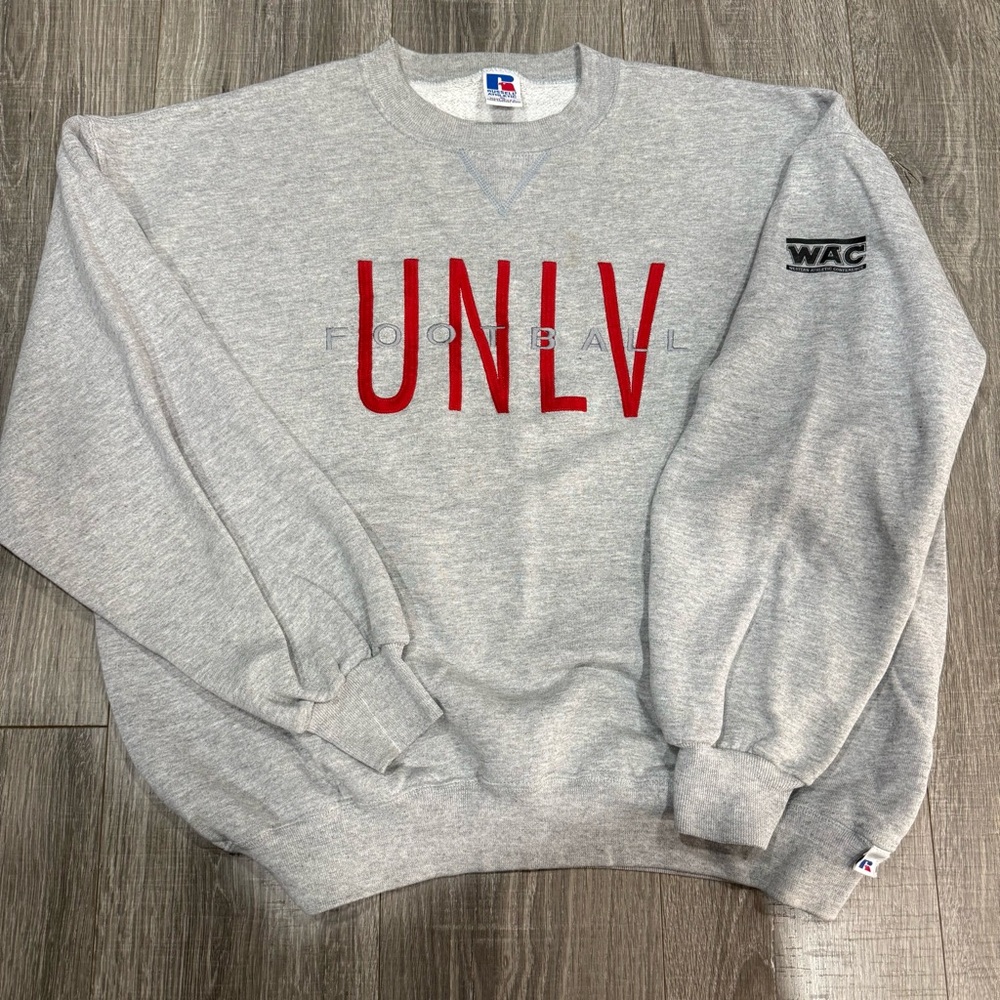 Russell Athletic Gray UNLV Crewneck Sweater